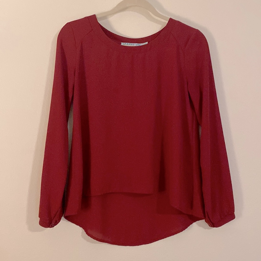 Red Blouse, XS